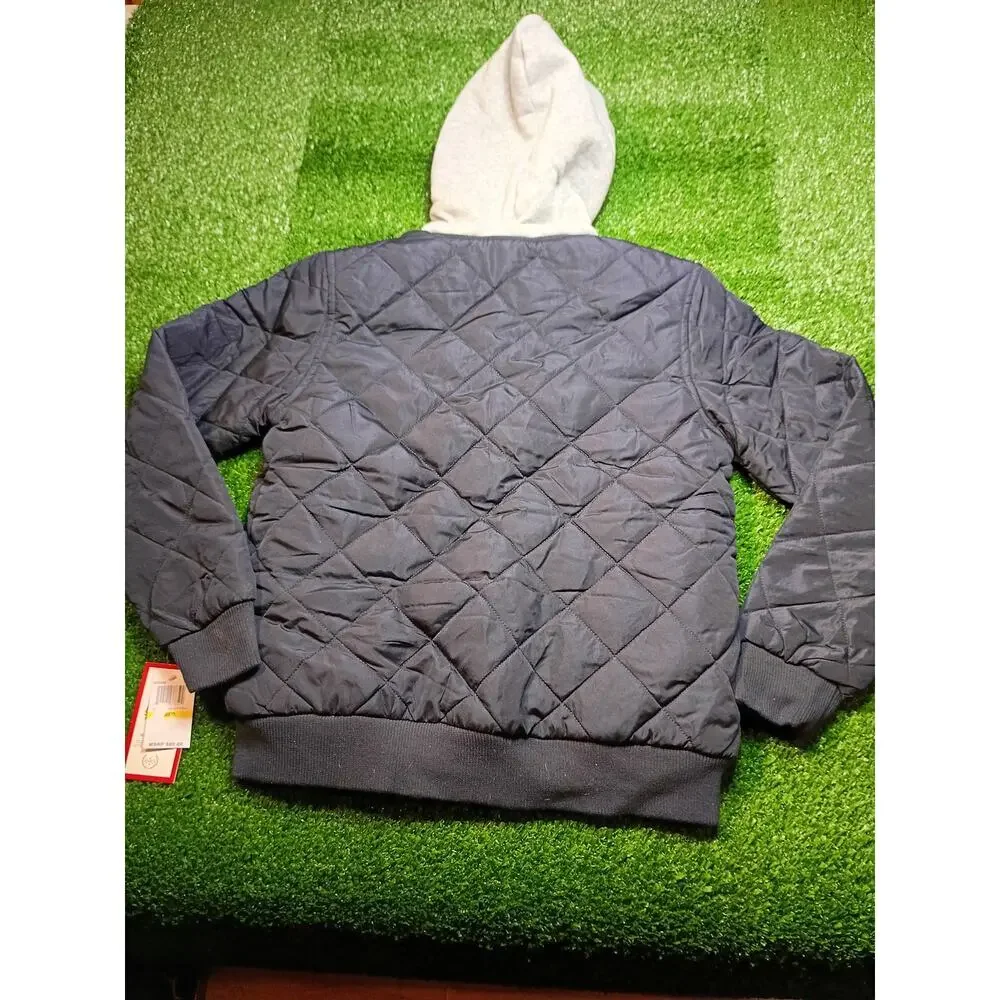 Stylish Ring of Fire Men's Rufus Quilted Bomber Jacket - NWT
